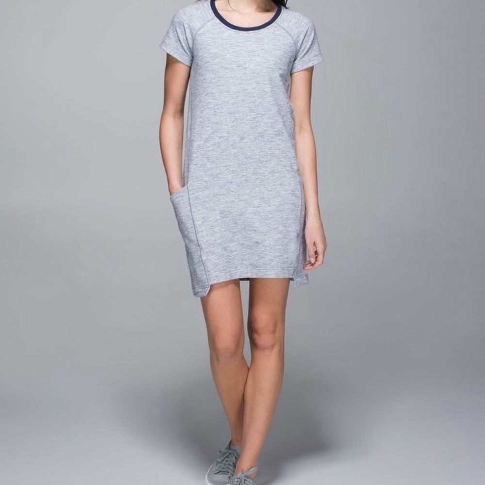 Casual Gray Mini Dress
